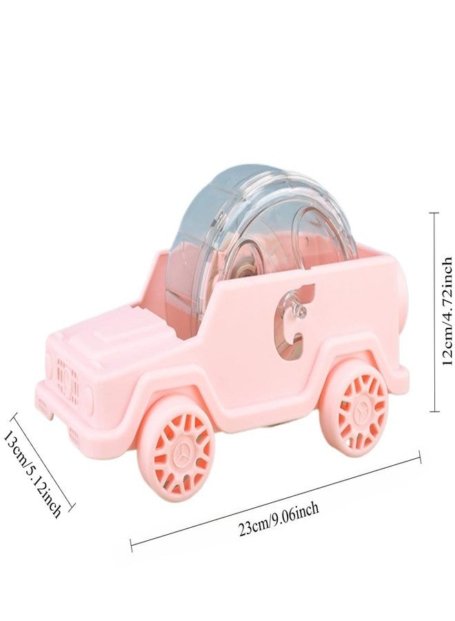 OMEM Hamster Running Wheel Car Shape Running Wheel Hamster Exercise Plastic Running Wheel (Pink,S) - Image 2